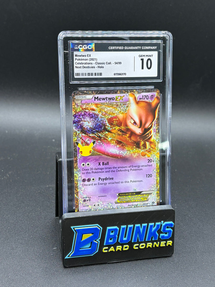Mewtwo ex Holo Celebrations CGC 10