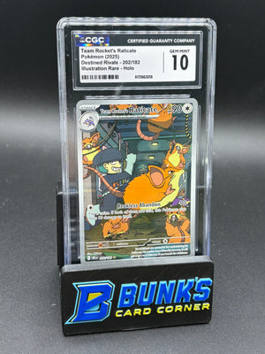 Team Rocket's Raticate Illustration Rare Holo CGC 10