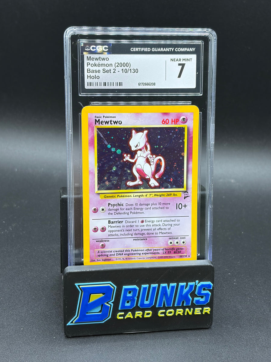 Mewtwo Holo Base Set 2 CGC 7