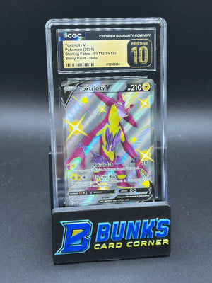 Toxtricity V Shiny Vault Holo CGC Pristine 10