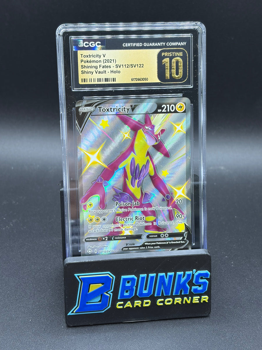 Toxtricity V Shiny Vault Holo CGC Pristine 10