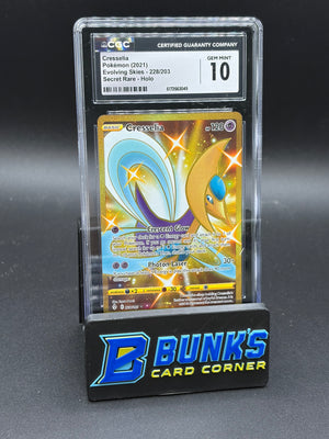 Cresselia Secret Rare Holo CGC 10