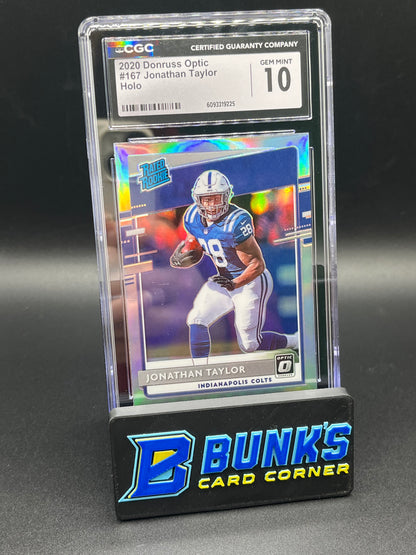 2020 Jonathan Taylor Holo CGC 10 RC