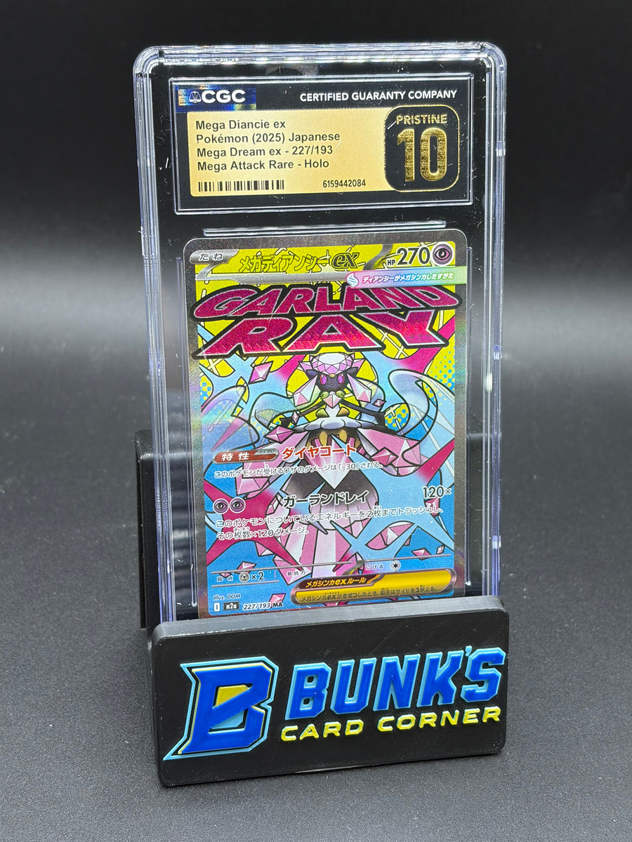 Mega Diancie ex Mega Attack Rare Holo CGC Pristine 10