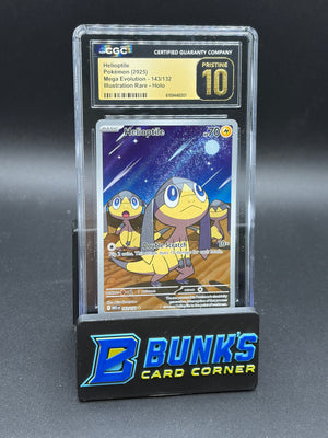 Helioptile Illustration Rare Holo CGC Pristine 10