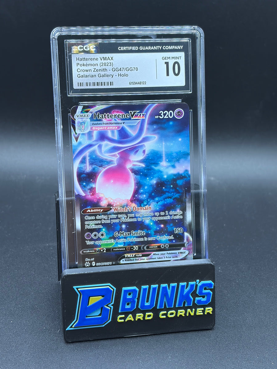 Hatterene VMAX Galarian Gallery Holo CGC 10
