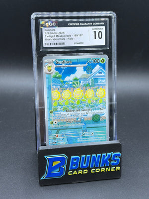Sunflora Illustration Rare Holo CGC 10