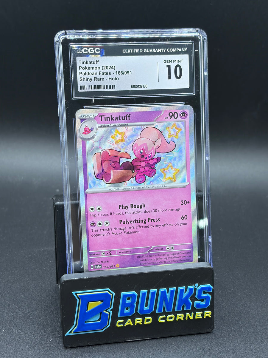 Tinkatuff Shiny Rare Holo CGC 10