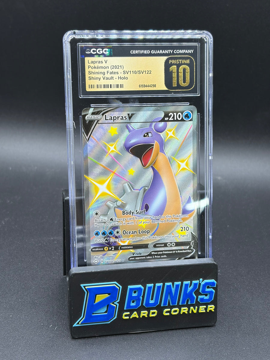 Lapras V Shiny Vault Holo CGC Pristine 10