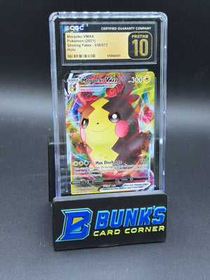 Morpeko VMAX Holo CGC Pristine 10