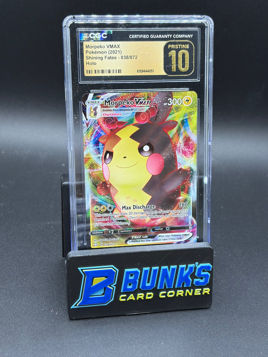 Morpeko VMAX Holo CGC Pristine 10