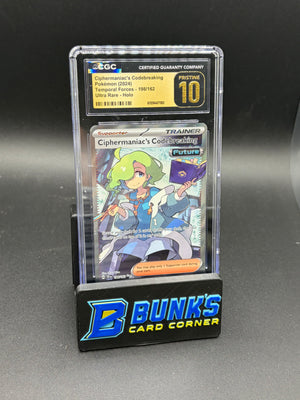 Ciphermaniac's Codebreaking Ultra Rare Holo CGC Pristine 10