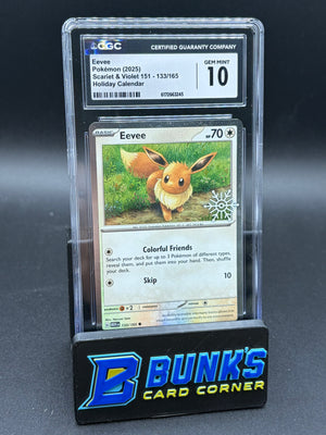 Eevee Holiday Calendar CGC 10