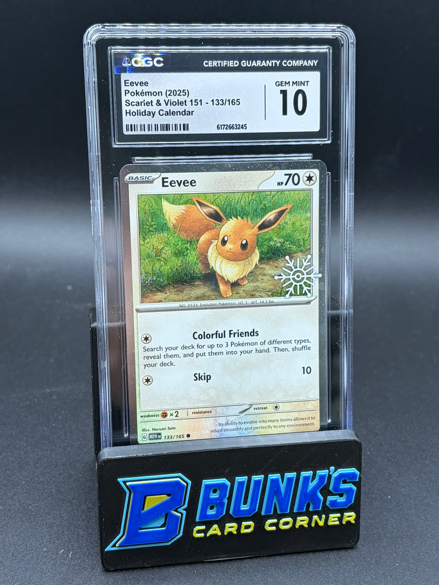 Eevee Holiday Calendar CGC 10