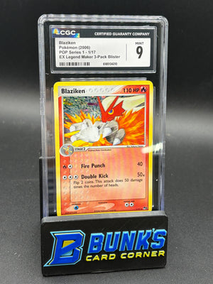 Blaziken Pop Series 1 CGC 9