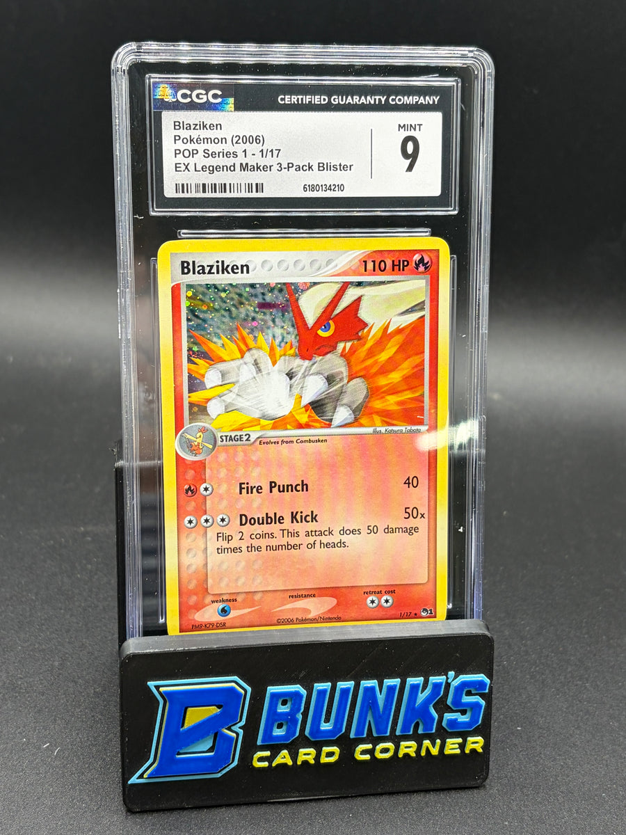Blaziken Pop Series 1 CGC 9
