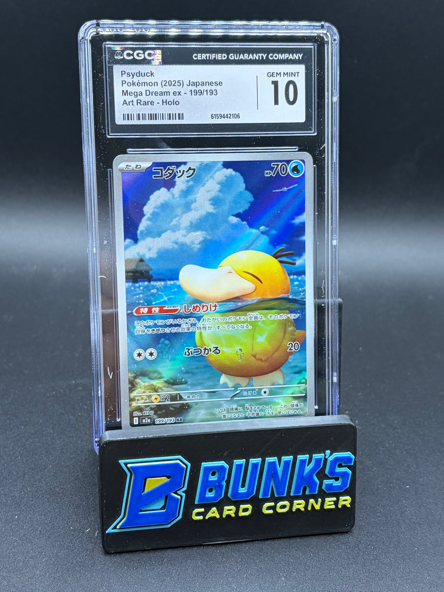 Psyduck Art Rare Holo CGC 10