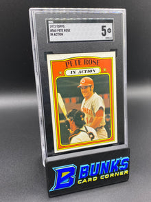 1972 Pete Rose In Action SGC 5