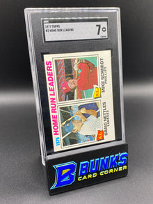 1977 Home Run Leaders SGC 7