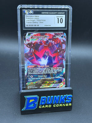 Eternatus VMAX Trainer Gallery Holo CGC 10