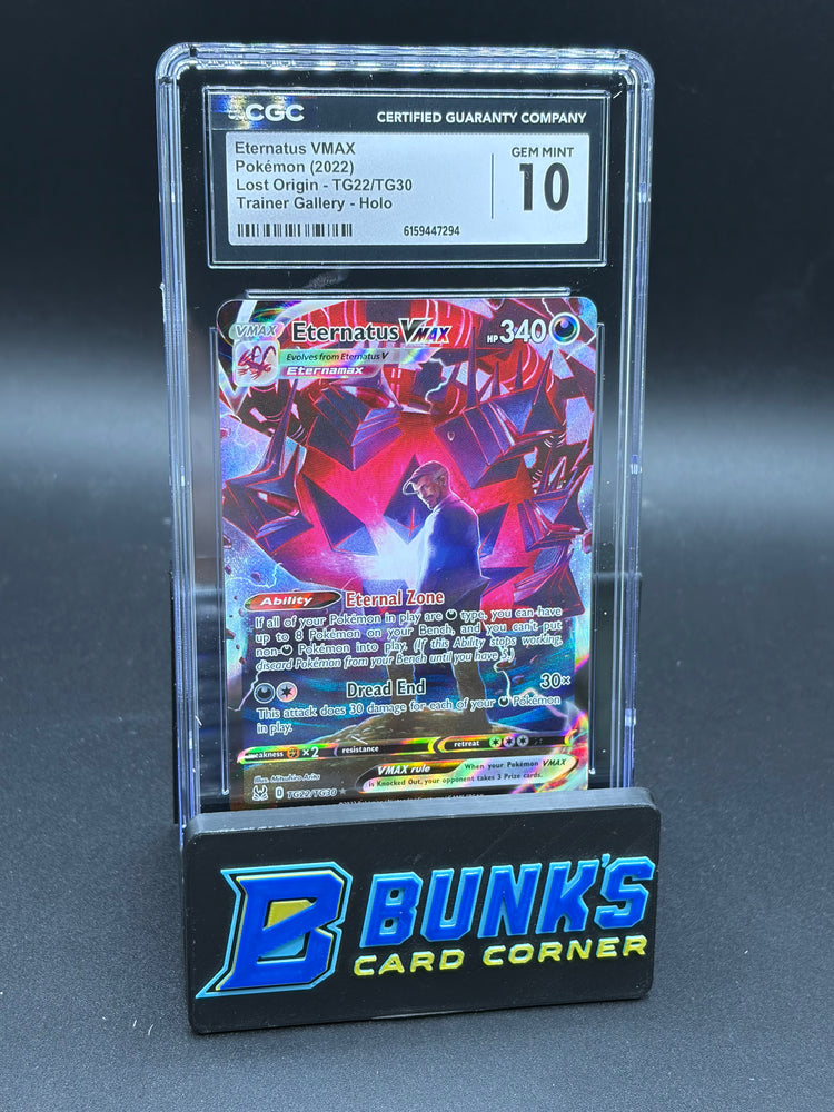 Eternatus VMAX Trainer Gallery Holo CGC 10