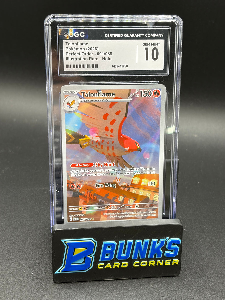 Talonflame Illustration Rare Holo CGC 10