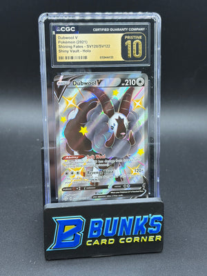 Dubwool V Shiny Vault Holo CGC Pristine 10