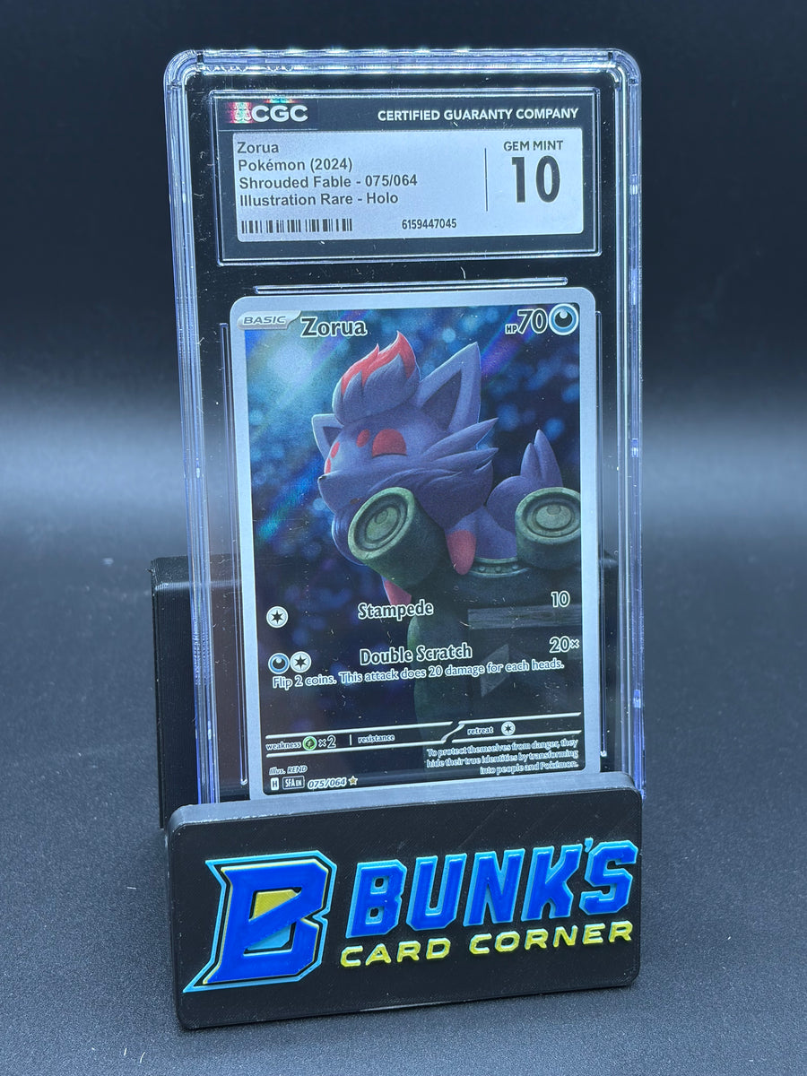 Zorua Illustration Rare Holo CGC 10