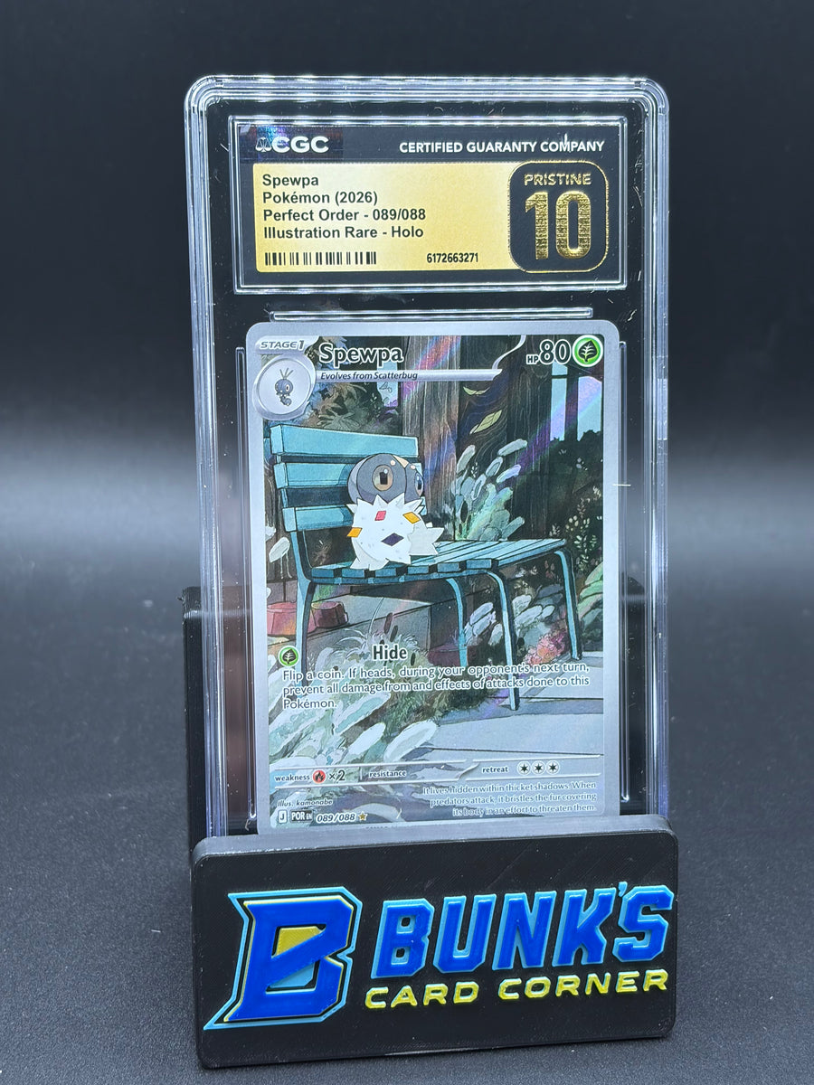 Spewpa Illustration Rare Holo CGC Pristine 10