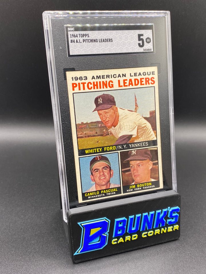 1964 AL Pitching Leaders SGC 5