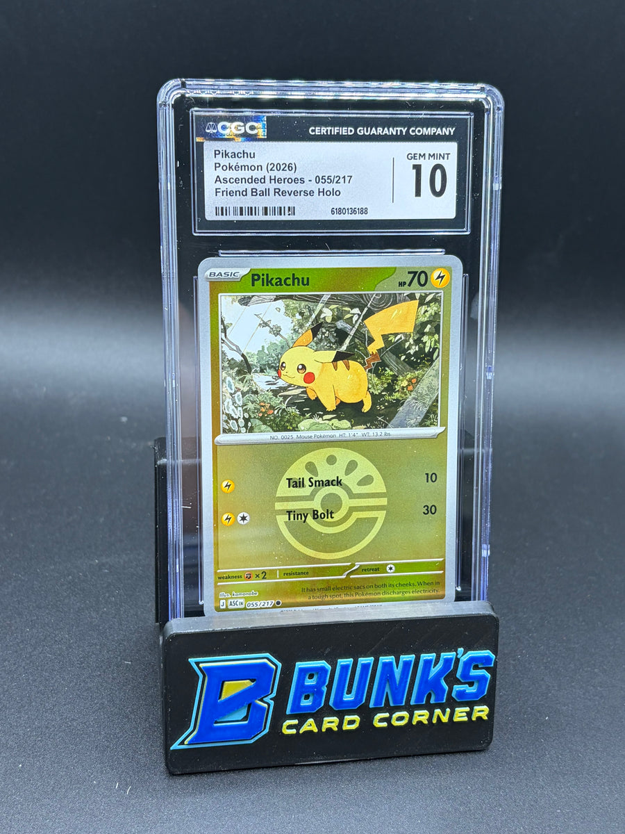 Pikachu Reverse Holo CGC 10