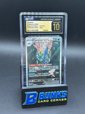 Clawitzer Illustration Rare Holo CGC Pristine 10
