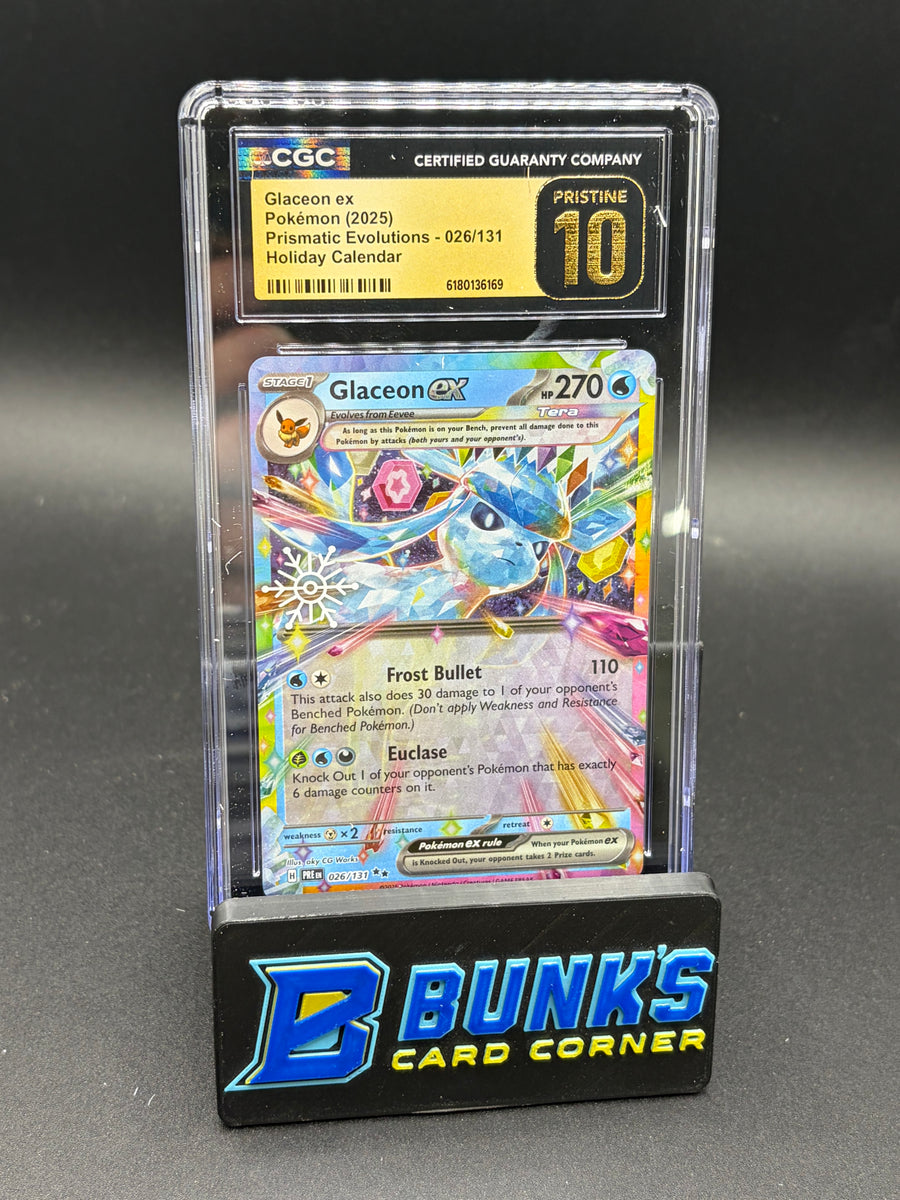 Glaceon ex Holiday Calendar CGC Pristine 10
