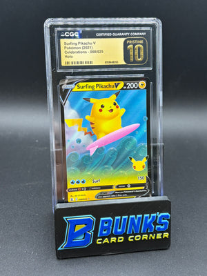 Surfing Pikachu Holo CGC Pristine 10
