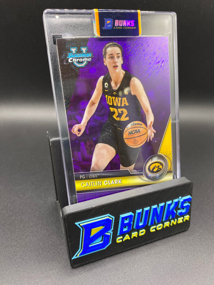 2024 Caitlin Clark Bowman Chrome Purple