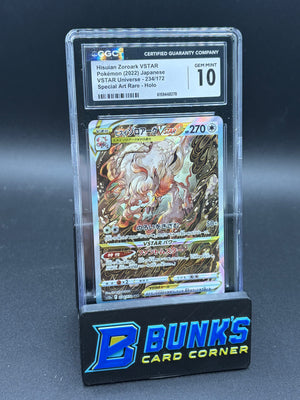 Hisuian Zoroark VSTAR SAR Holo CGC 10