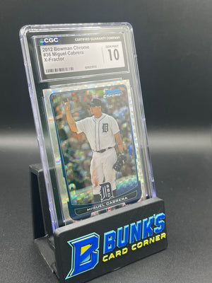 2012 Miguel Cabrera X Factor CGC 10