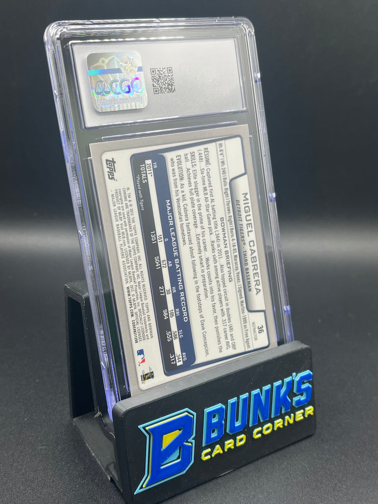 2012 Miguel Cabrera X Factor CGC 10