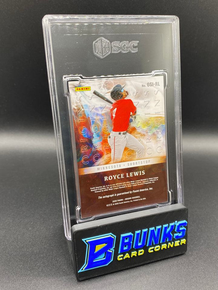 2020 Royce Lewis Gold Ink 5/10 Auto. SGC Auto 10