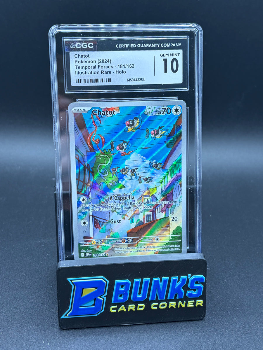 Chatot Illustration Rare Holo CGC 10