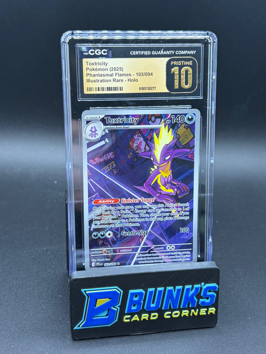 Toxtricity Illustration Rare Holo CGC Pristine 10