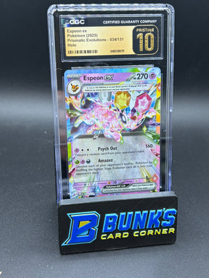 Espeon ex Holo CGC Pristine 10