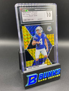2020 Adam Vinatieri Choice Black Gold CGC 10