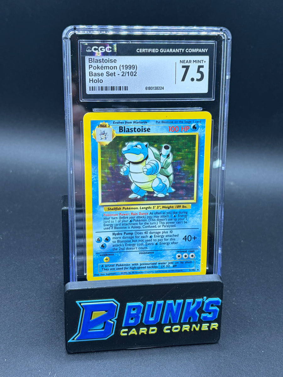 Blastoise Holo Base Set 2 CGC 7.5