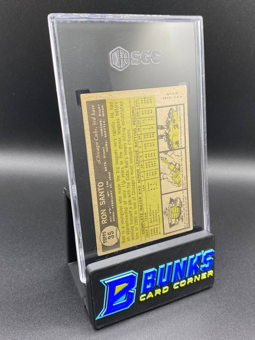 1961 Ron Santo SGC 2.5