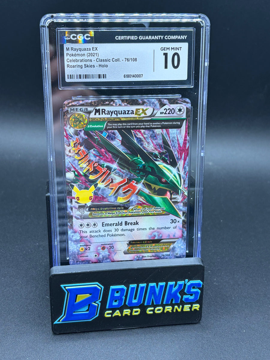 M Rayquaza ex Roaring Skies CGC 10