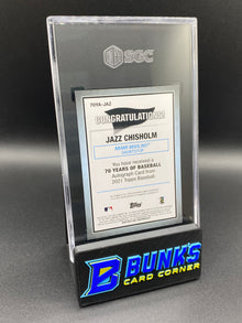 2021 Jazz Chisholm Jr. 70 Years of Baseball Auto SGC 10/8.5