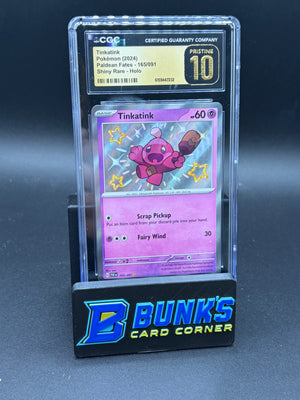 Tinkatink Shiny Rare Holo CGC Pristine 10