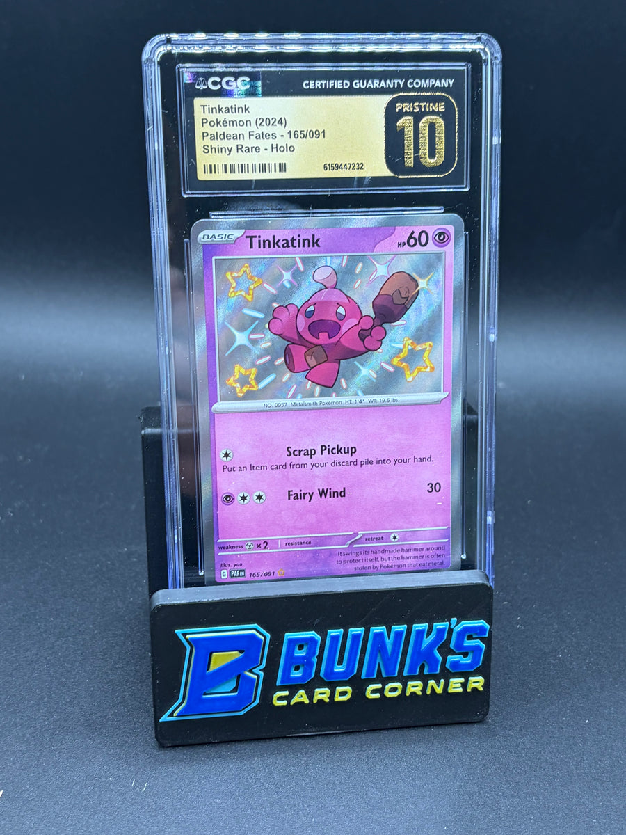 Tinkatink Shiny Rare Holo CGC Pristine 10
