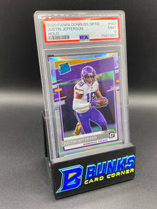 2020 Justin Jefferson Holo PSA 9